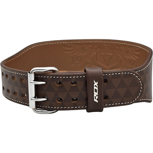 RDX ARLO 4 INCH WEIGHT LIFTING GYM BELT/Tan-5